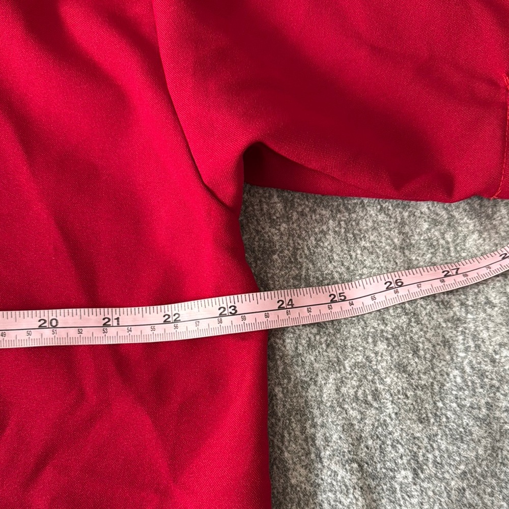 Chochie Casuals Red Bowling Shirt with Martini Embroidery Men’s XL - Picture 8 of 10